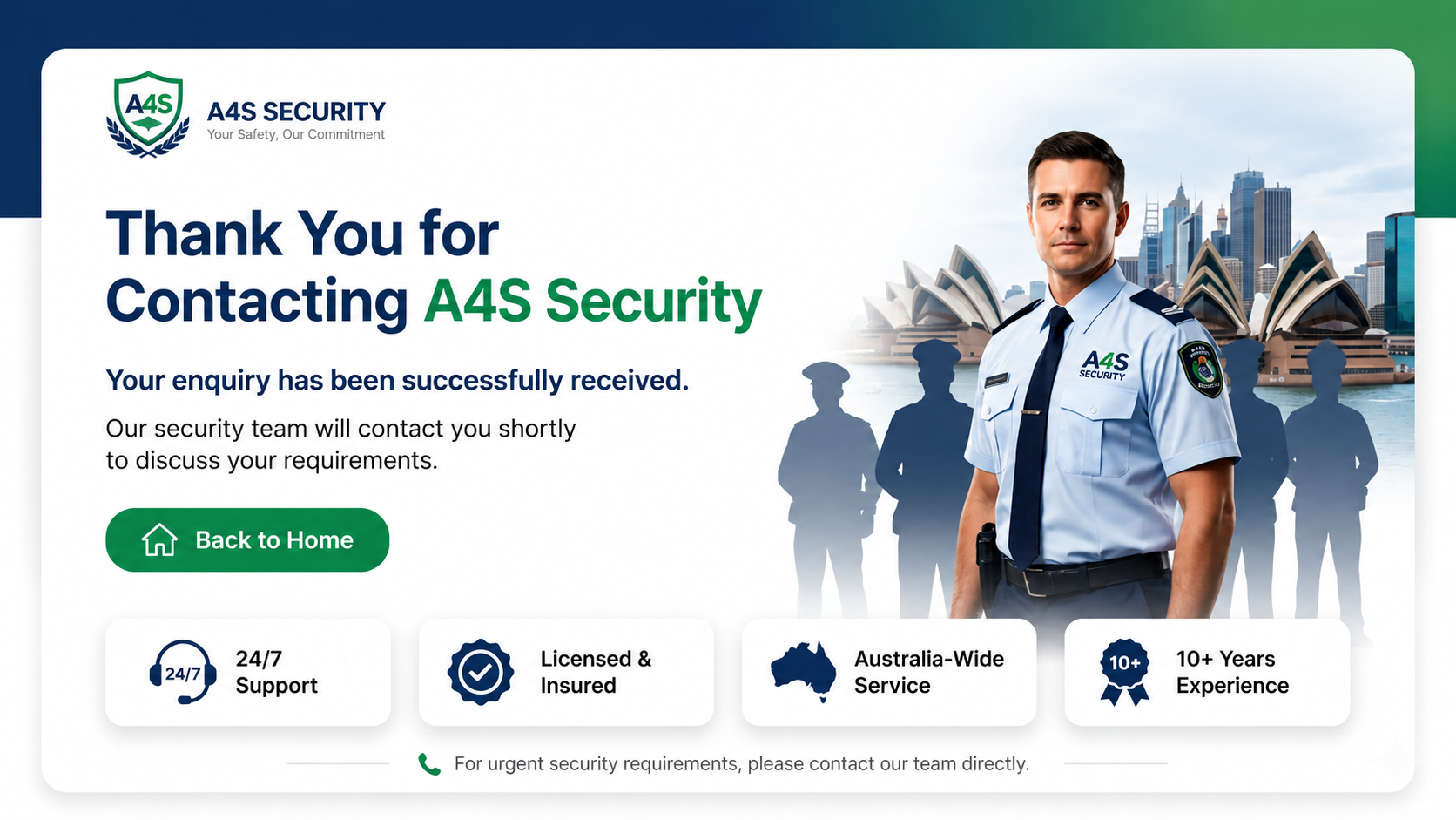 Thank You A4S Security